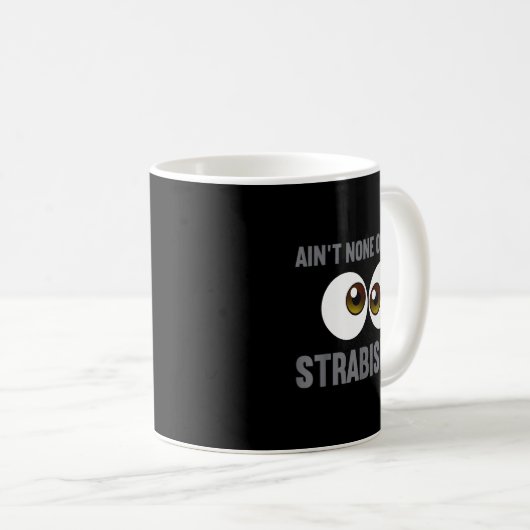 Funny Eye Surgeon Design For Men Women Strabismus Kaffeetasse (VorderseiteRechts)