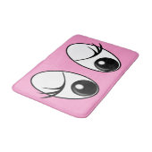 Funny Eyes Bath Mat Badematte (Schrägansicht)