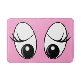 Funny Eyes Bath Mat Badematte
