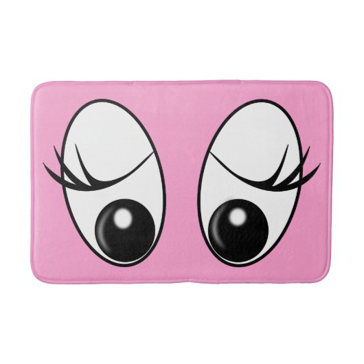 Funny Eyes Bath Mat Badematte (Vorderseite)