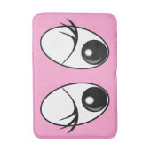 Funny Eyes Bath Mat Badematte (Vorderseite Vertikal)