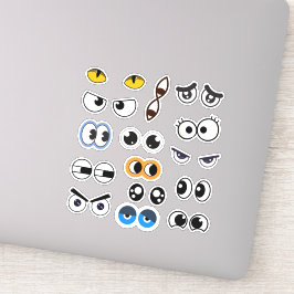 Funny Eyes Expression Googly Eyes Sticker Set
