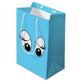 Funny Eyes Geschenktasche wählen Farbe Mittlere Geschenktüte