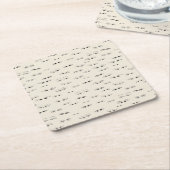 Funny eyes ink zeichne feines Kunstmuster Rechteckiger Pappuntersetzer (angewinkelt)