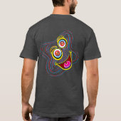 Funny Eyes Optical Illusion T-Shirt (Rückseite)