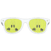 Funny Eyes Party Sonnenbrille Custom Text and Colo (Vorderseite)