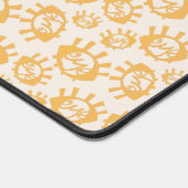 Funny Eyes Pattern Schreibtischunterlage (Ecke)