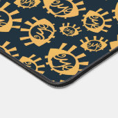 Funny Eyes Pattern Schreibtischunterlage (Ecke)