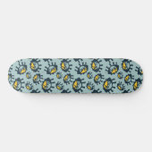 Funny Eyes Pattern Skateboard (Horizontal)