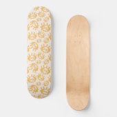 Funny Eyes Pattern Skateboard (Vorderseite)