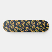 Funny Eyes Pattern Skateboard (Horizontal)