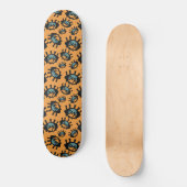 Funny Eyes Pattern Skateboard (Vorderseite)