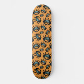 Funny Eyes Pattern Skateboard (Vorderseite)