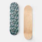 Funny Eyes Pattern Skateboard (Vorderseite)