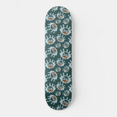 Funny Eyes Pattern Skateboard (Vorderseite)