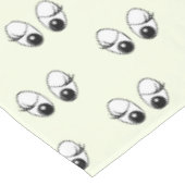 Funny Eyes Tableclout oder Farbe auswählen Tischdecke (Schrägansicht)