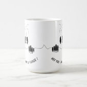 Funny Eyes Tasse Lächeln - Eigener Text (Mittel)