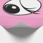 Funny Eyes Wrapping Paper Geschenkpapier (Ecke)