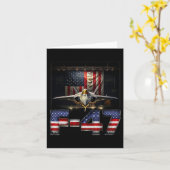 Funny F47 Fighter Jet Trump Karte (Gelbe Blume)