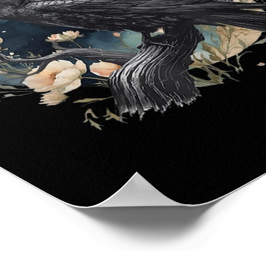 Funny F-caw-f Black Crow Fcawf Black Crow Poster (Ecke)