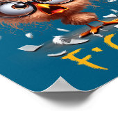 Funny F-caw-f Black Crow Fcawf Humor Quote Bird Sh Poster (Ecke)