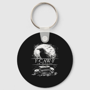 Funny F-caw-f Books Skulls Gothic Schlüsselanhänger