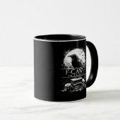 Funny F-Caw-F Books Skulls Gothic Tasse (VorderseiteRechts)