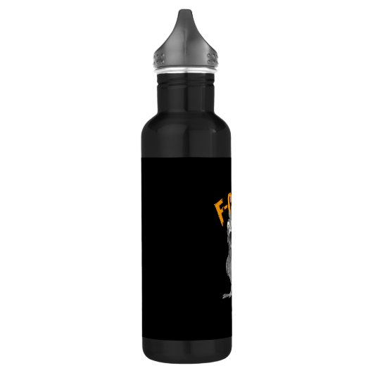 Funny F Caw F Chicken Classic Retro Style Edelstahlflasche (Links)