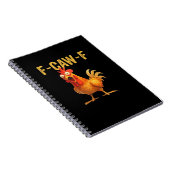 Funny F-Caw-F Chicken Creative Casual Notizblock (Rechte Seite)