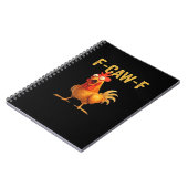 Funny F-Caw-F Chicken Creative Casual Notizblock (Linke Seite)