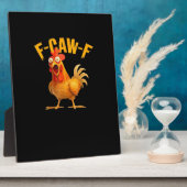 Funny F-Caw-F Chicken F-Caw-F Chicken Classic Cool Fotoplatte (Seite)
