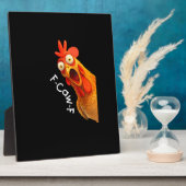 Funny F-Caw-F Chicken F-Caw-F Chicken Creative Cas Fotoplatte (Seite)