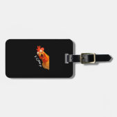 Funny F-Caw-F Chicken F-Caw-F Chicken Creative Cas Gepäckanhänger (Vorderseite horizontal)