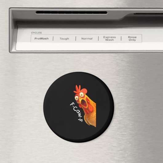 Funny F-Caw-F Chicken F-Caw-F Chicken Creative Cas Magnet (In Situ (Geschirrspüler))