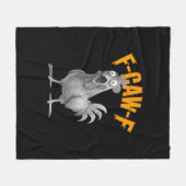 Funny F-Caw-F Chicken F-Caw-F Chicken Retro Classi Fleecedecke (Vorderseite (Horizontal))