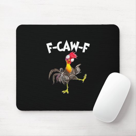 Funny F-Caw-F Chicken FCAWF Chicken Mousepad (Mit Mouse)