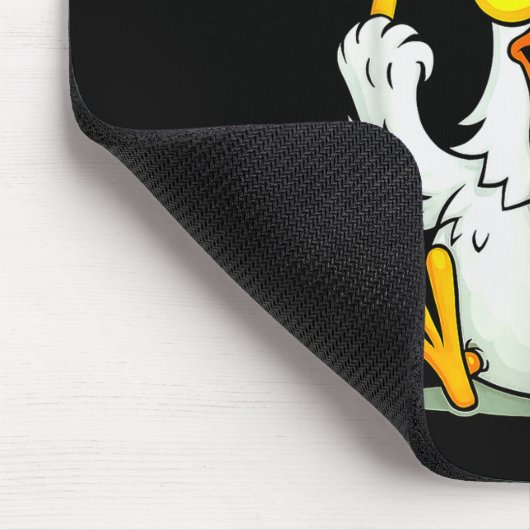 Funny F-caw-f Chicken Fcawf Chicken Mousepad (Ecke)