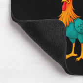 Funny F-caw-f Chicken Fcawf Chicken Mousepad (Ecke)