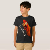 Funny F-caw-f Chicken Fcawf Rooster Halloween Bird T-Shirt (Vorne ganz)