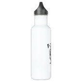 Funny F-Caw-F Chicken Graphic Sarcastic Bird Edelstahlflasche (Links)