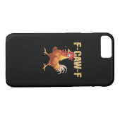 Funny F Caw F Chicken Retro Style Design Case-Mate iPhone Hülle (Rückseite (Horizontal))