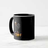 Funny F-Caw-F Chicken Shirts F-Caw-F Chicken Tasse (Vorderseite Links)