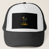 Funny F-Caw-F Chicken Shirts F-Caw-F Chicken Truckerkappe (Vorderseite)