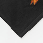 Funny F-caw-f Christmas Chicken Xmas Lights Santa Fleecedecke (Ecke)