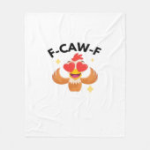 Funny F-Caw-F Classic Fleecedecke (Vorderseite)