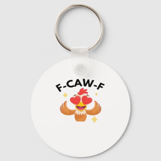 Funny F-Caw-F Classic Schlüsselanhänger (Vorderseite)