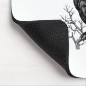 Funny F-Caw-F Crow Bird Raven Men Women Mousepad (Ecke)