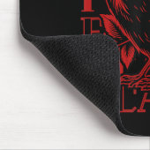 Funny F-caw-f Crow Black Crow, F-caw-f Black Bird Mousepad (Ecke)