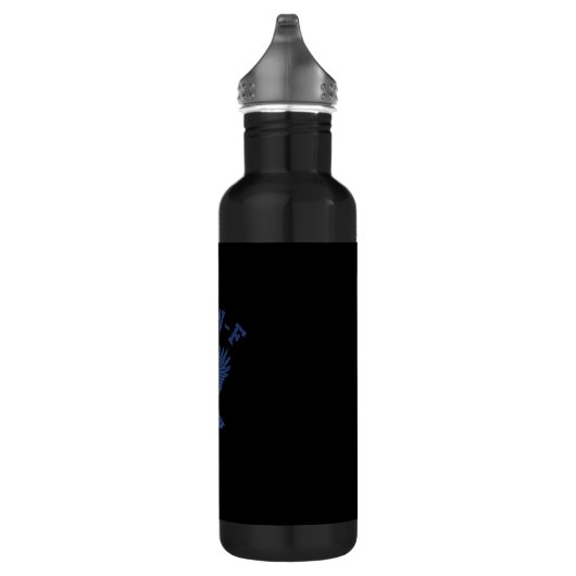 Funny F-Caw-F Crow Edelstahlflasche (Rechts)