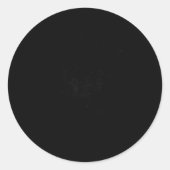 Funny F Caw F Crow Runder Aufkleber (Vorderseite)